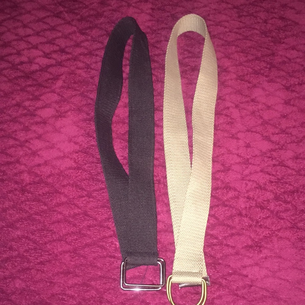 Men’s Black and Olive Unisex Belts (2)
